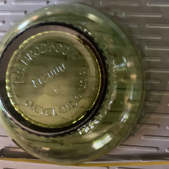 Green Glass Bowl .E O BRODY .. VINTAGE - Picture 6 of 8